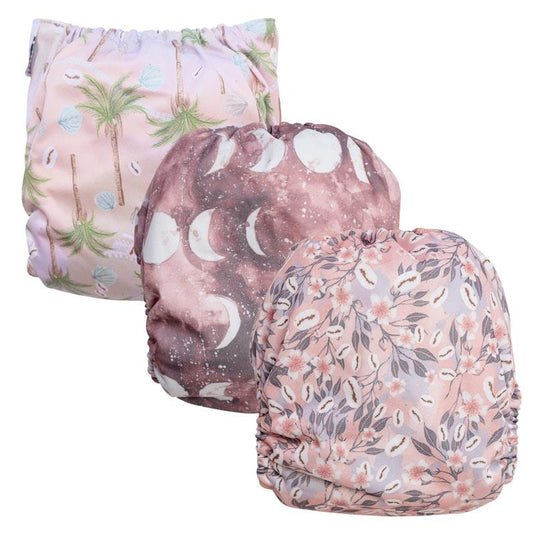 Designer Bums Cloth Nappy Holiday Vibes 3Pack