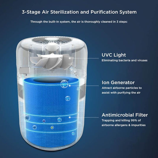 Caremax Mist-Free Dust Free 2-in-1 Evaporative Humidifier & Air Purifier 4L 1Unit