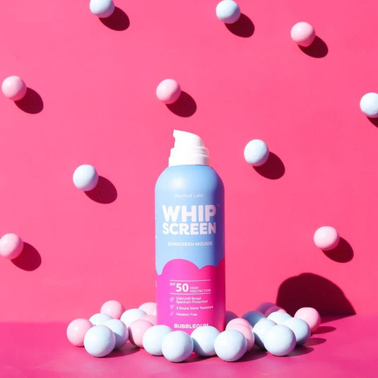 Barefoot Labs WhipScreen SPF50 Sunscreen Mousse - Bubblegum Scent 160g