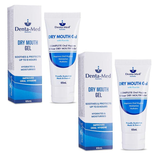 Denta-Med Dry Mouth Gel 65mL Twin Pack Bundle