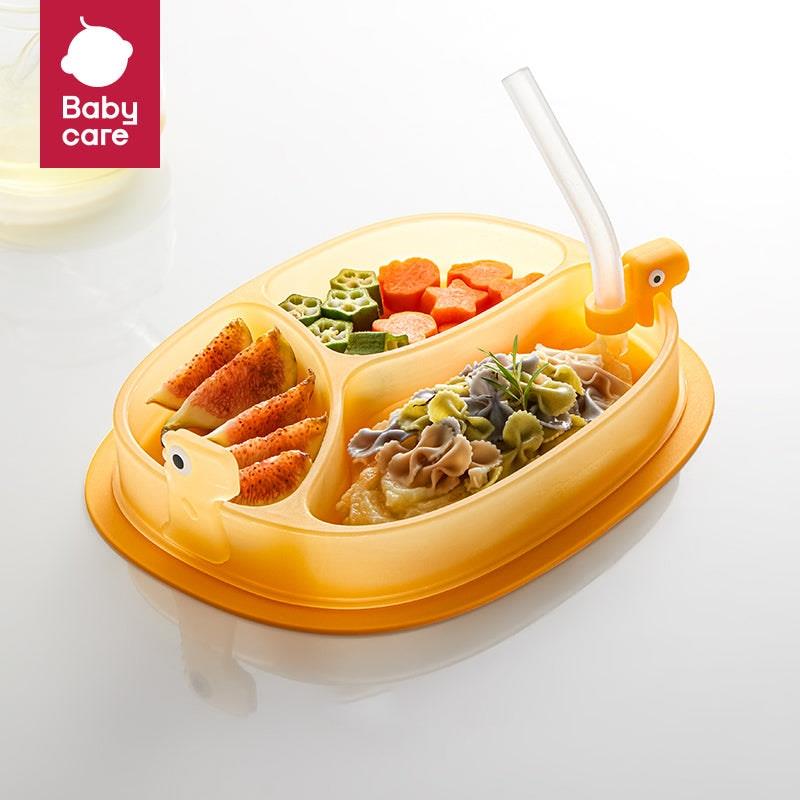 Load image into Gallery viewer, Bc Babycare Silicone Suction Plate Orange
