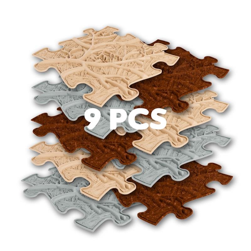 Load image into Gallery viewer, Muffik Roots Sensory Play Mats Set
