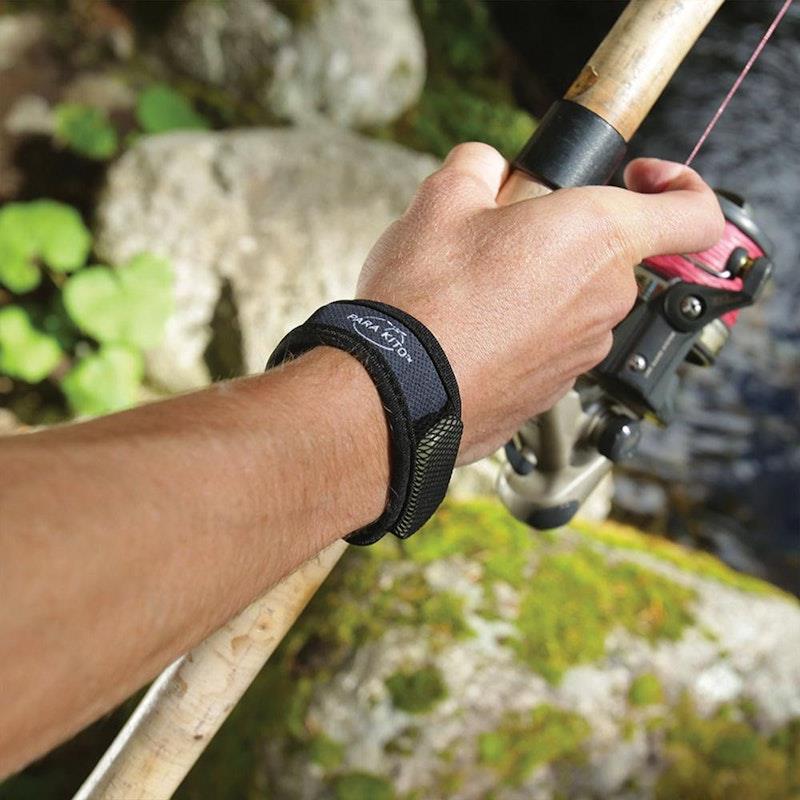 Load image into Gallery viewer, Para'Kito Adult Wristbands - Solid Colour Solid Black
