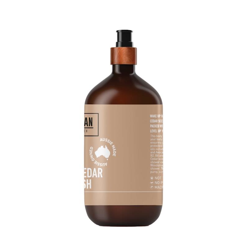 Load image into Gallery viewer, Woodsman Spiced Cedar Body Wash 1 Litre
