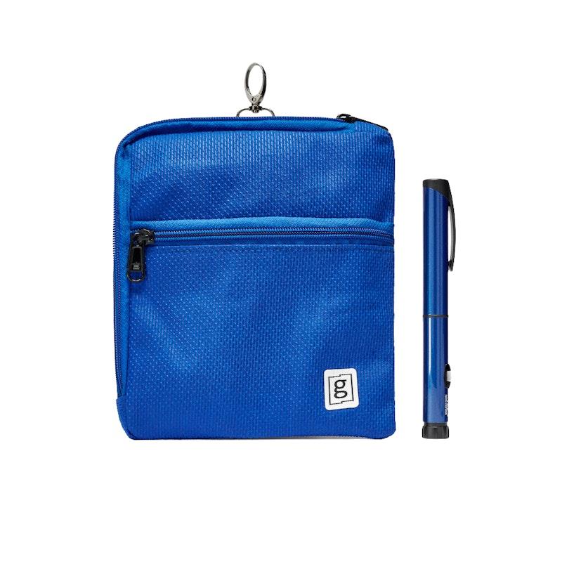 Load image into Gallery viewer, Glucology Insulin Cooler Bags 5 Pen Blue
