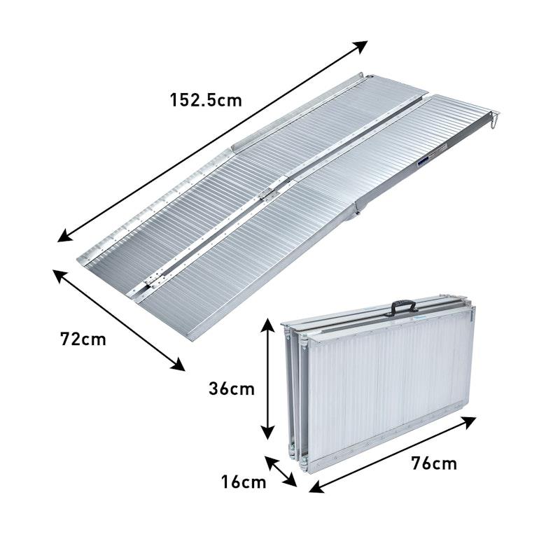 Load image into Gallery viewer, Kartrite Aluminium Portable Wheelchair Ramp R02 5 Feet
