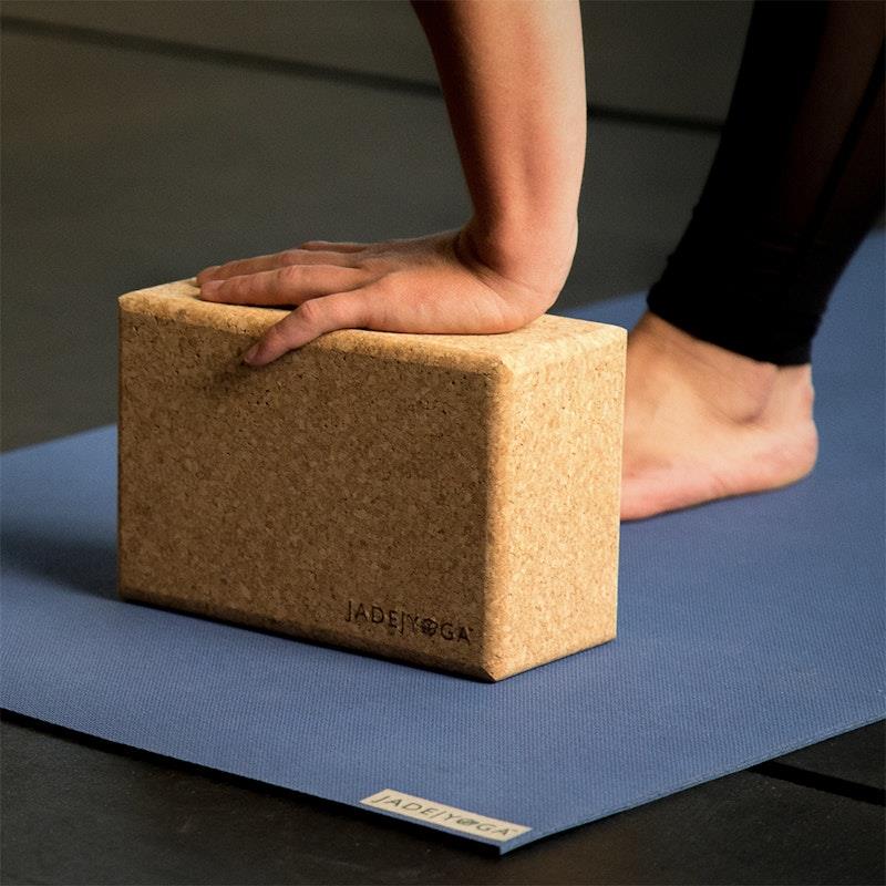 Load image into Gallery viewer, Jade Yoga Cork Yoga Block - Large 1Unit
