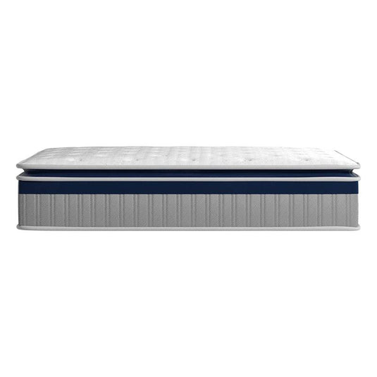 DreamZ Spring Mattress Pillow Top 7 Zone Pocket Spring  Memory Foam 32CM Single