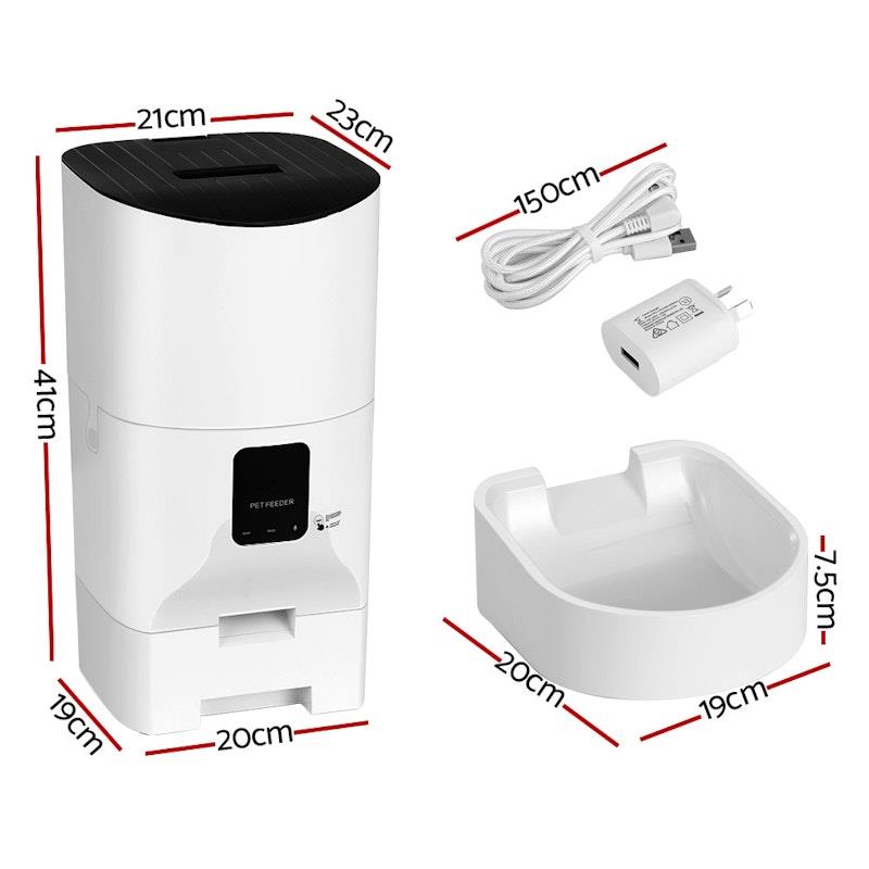 Load image into Gallery viewer, i.Pet Automatic Pet Feeder Wifi Auto Dog Cat Feeder Smart Food Dispenser Timer 9L
