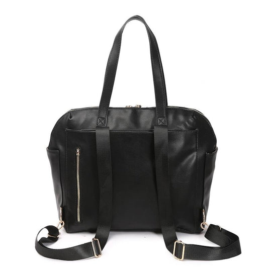 Hannah & Henry Chelsea Convertible Nappy Bag Black