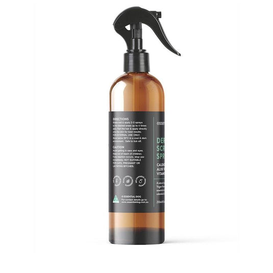 Essential Dog Dermal Scratch Spray for Dogs: Aloe Vera, Calendula & Vitamin E 2Pack