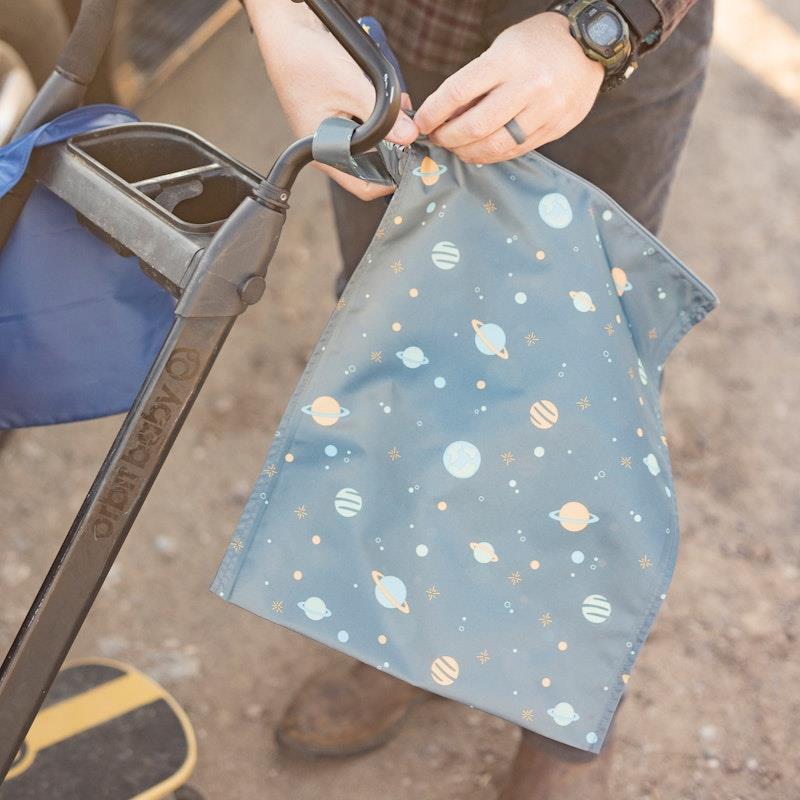 Load image into Gallery viewer, Tiny Twinkle - Mess - Proof Wet Bag 2 Pack Space &amp; Sage
