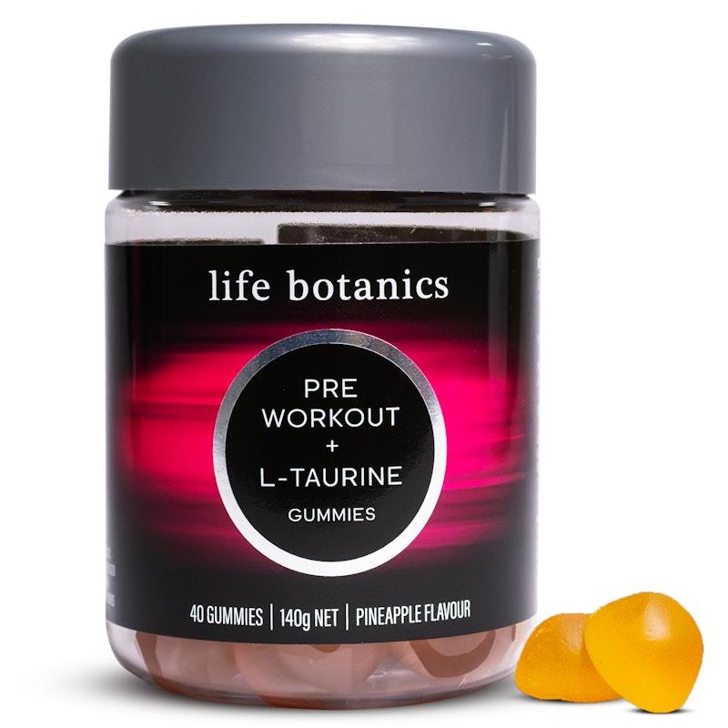 Load image into Gallery viewer, Life Botanics PreWorkout Gummies 3x40 Pack
