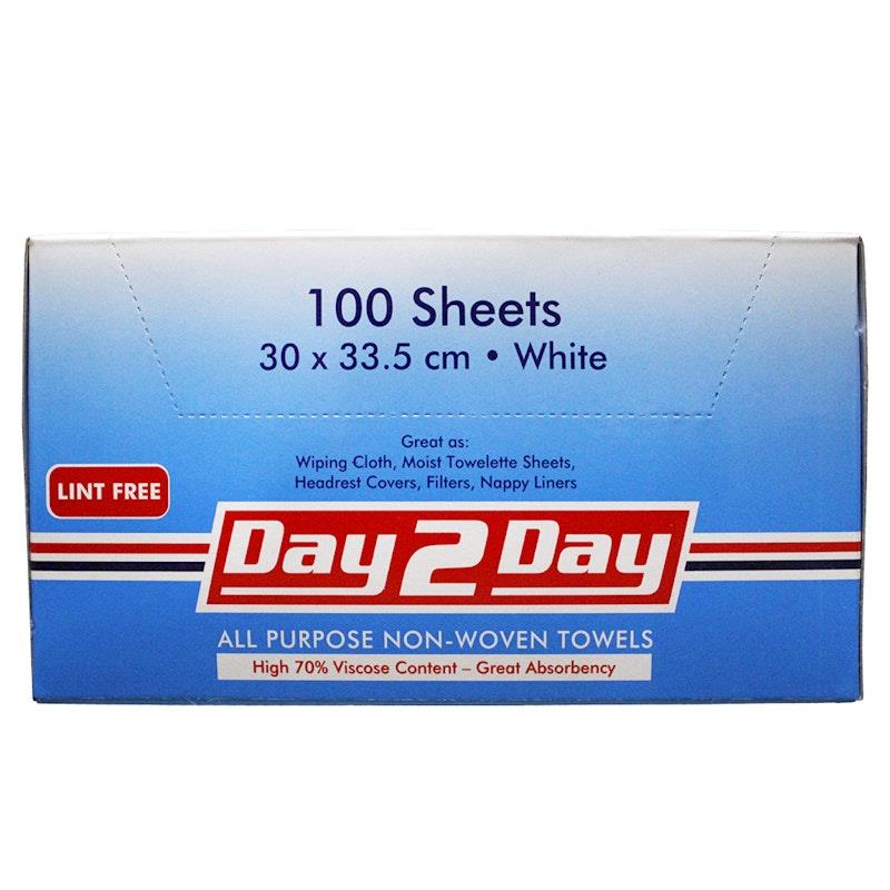 Load image into Gallery viewer, Day 2 Day All Purpose Towel Lint Free 30 x 33.5cm 100 Sheets/Box
