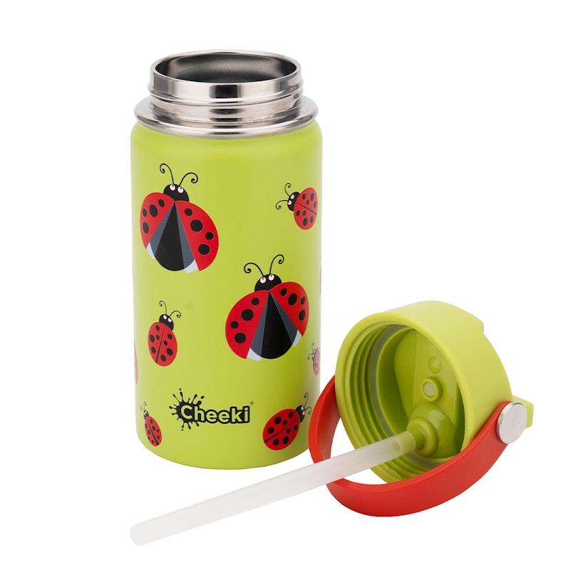 Load image into Gallery viewer, Cheeki 400ml Insulated Little Adventurer Bottle Ladybug
