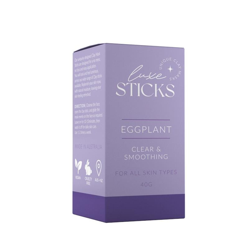 Load image into Gallery viewer, LuxeSticks Eggplant Clay Stick 40g
