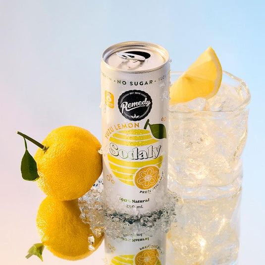 Remedy Sodaly Yuzu Lemon 250ml Can x 24