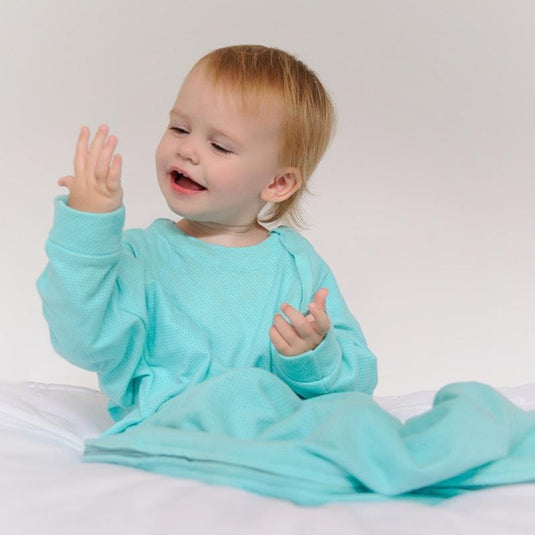 Baby Loves Sleep Hands In & Out 'Cool' - Cool Mint (Summer) 12+M