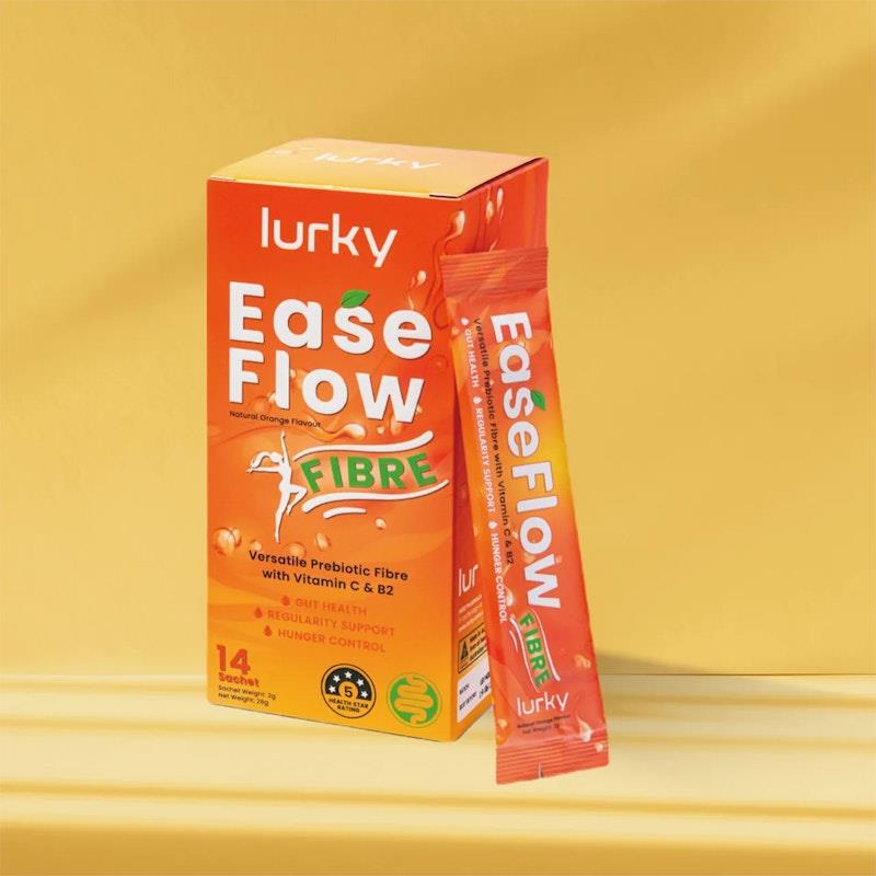 Load image into Gallery viewer, Lurky EaseFlow Fibre with Vitamin C &amp; B2 14 Sachets
