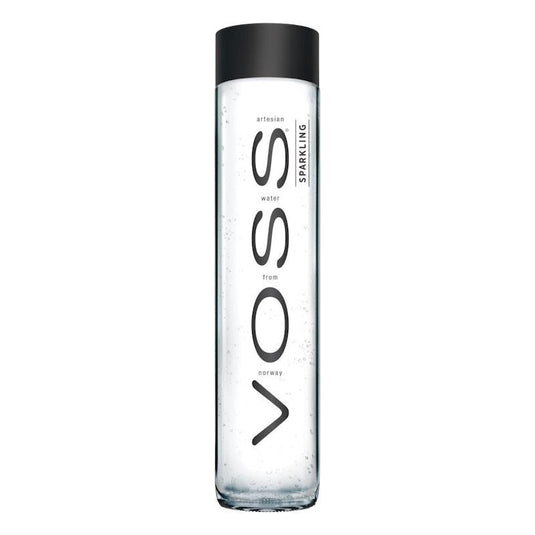 Voss Sparkling Water Glass 800mL 12Pack