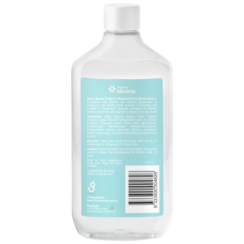 Load image into Gallery viewer, Henry Blooms Probiotics Mouthwash Dry Mouth Relief 375 ml Twin Pack

