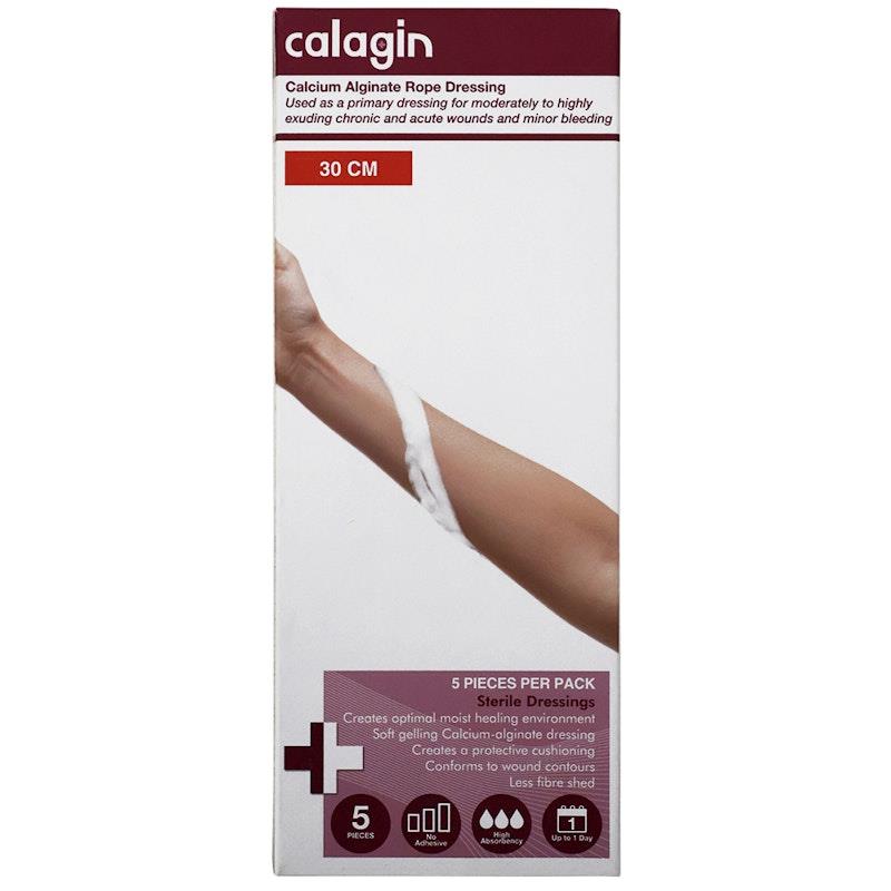Load image into Gallery viewer, Calagin Calcium Alginate Rope Dressing 30cm Sterile 5 Pieces/Box
