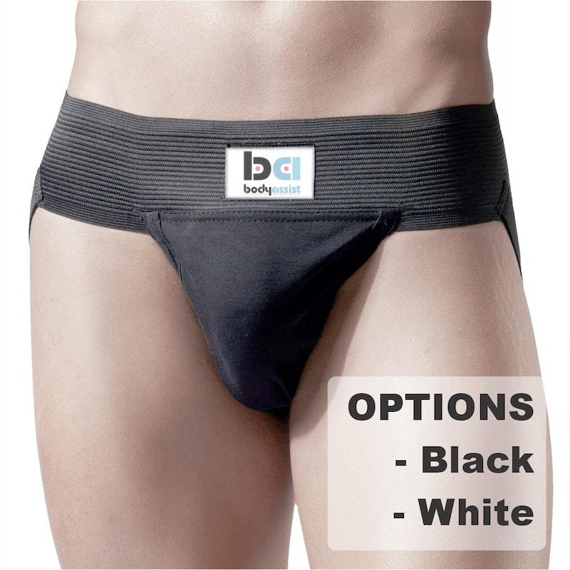 Load image into Gallery viewer, BodyAssist Adult Sports Supporter - MED - BLACK 1pc
