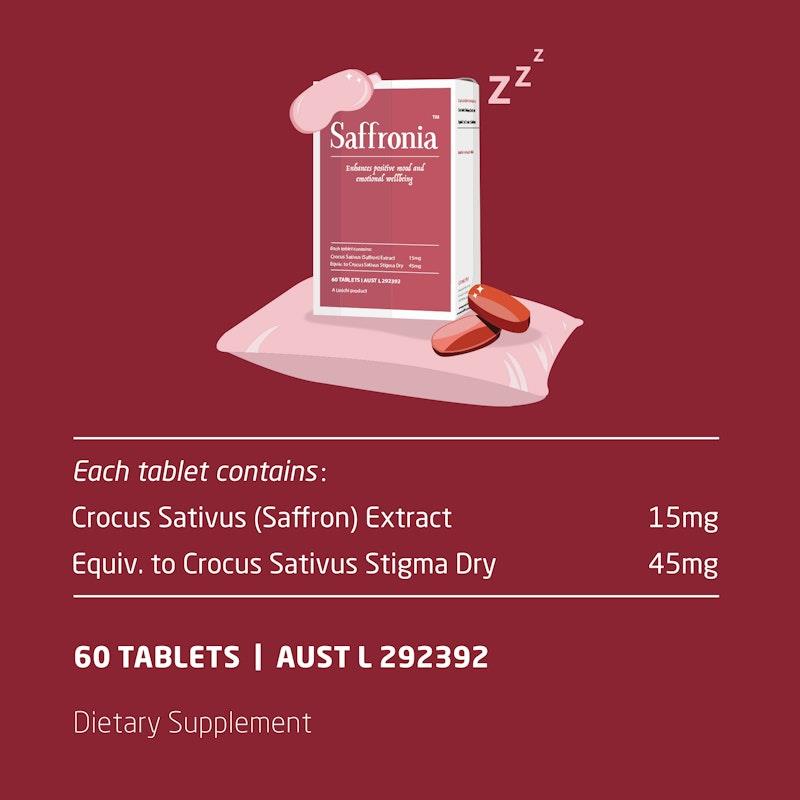 Load image into Gallery viewer, Unichi Saffronia Tablets 60 tablets x2 (Spain Saffron) Pack
