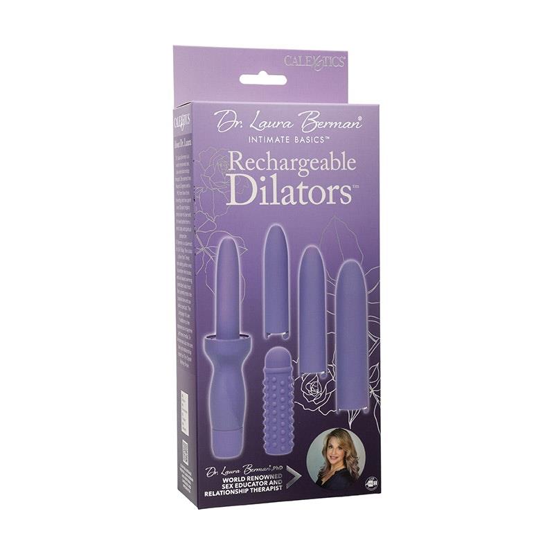 Load image into Gallery viewer, CalExotics Dr. Laura Berman Rechargeable Dilators Set Purple
