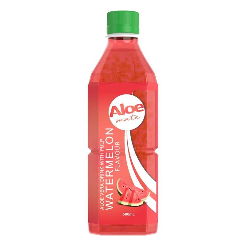 Load image into Gallery viewer, Aloe Mate Aloe Vera 500mL Watermelon 20Pack
