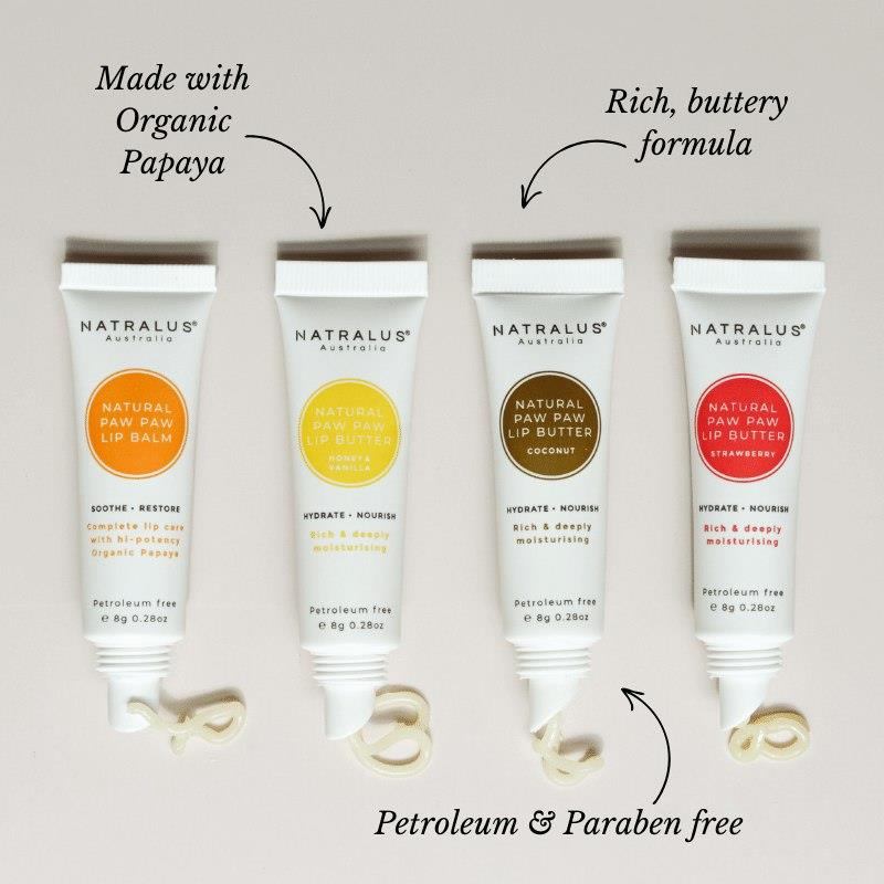 Load image into Gallery viewer, Natralus Natural Lip Balm &amp; Butters Range Bundle
