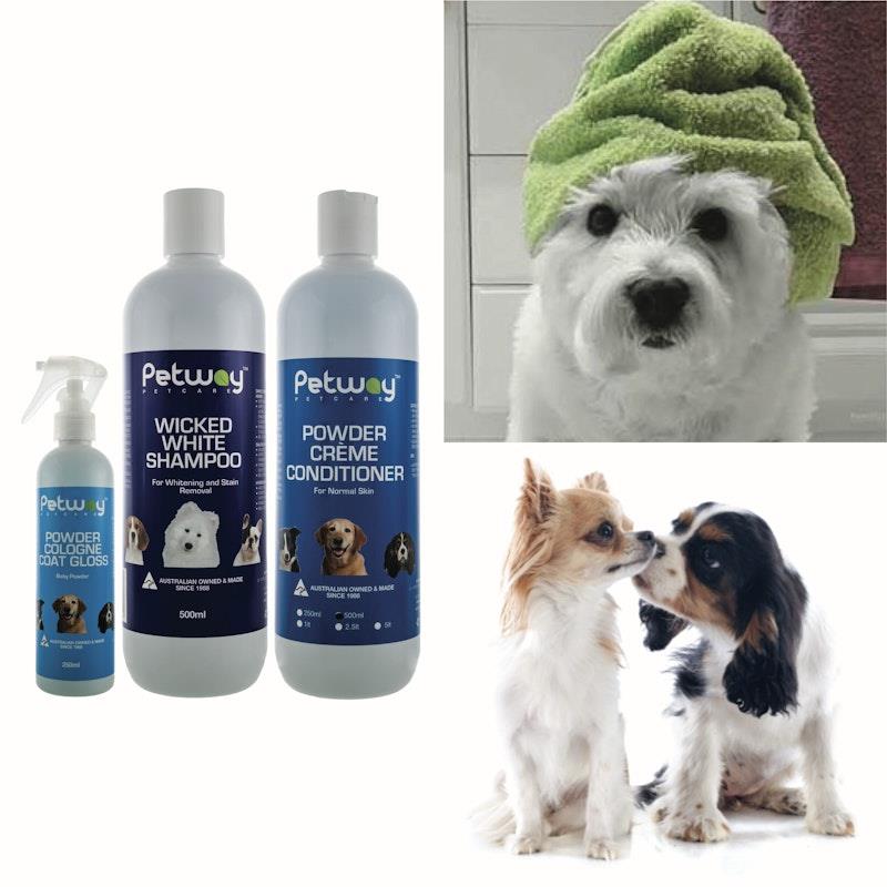 Load image into Gallery viewer, Petway Bright White Dog Grooming Pack Bundle
