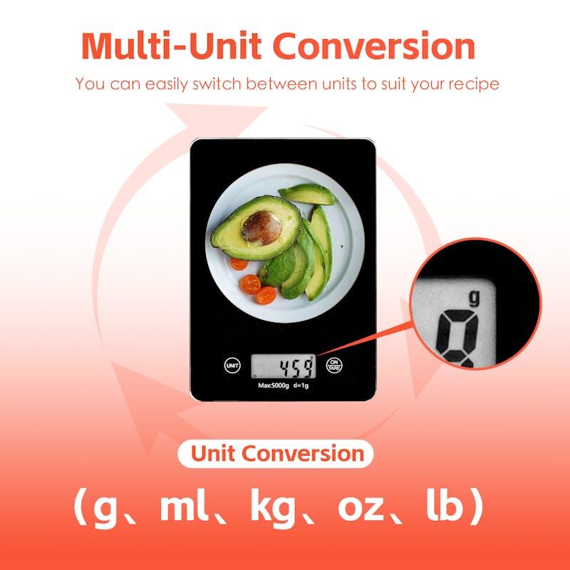 Load image into Gallery viewer, Cook Easy 5KG Digital Glass Kitchen Scale 1Unit
