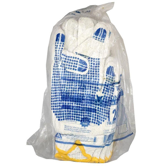Livingstone Cotton Gloves Seamless Knitted with Dot Palm 12 Pairs/Bag