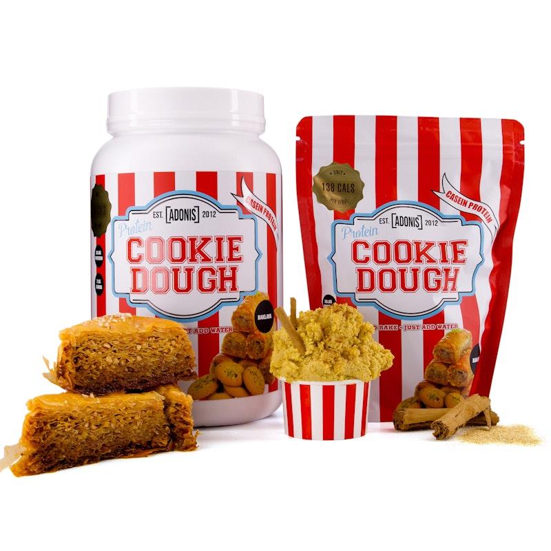 Load image into Gallery viewer, Adonis Gear Protein Cookie Dough (Casein Protein) - Baklava - 400g 10Serves
