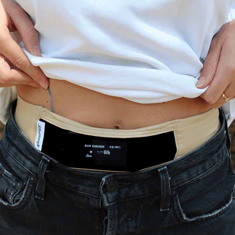 Load image into Gallery viewer, Glucology Insulin Pump Belt Medium, Beige
