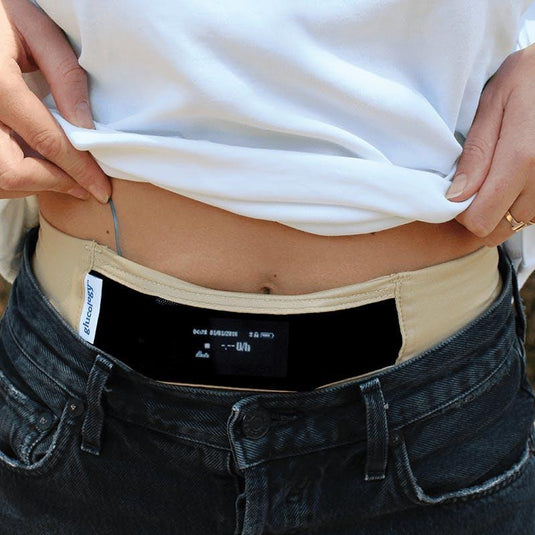 Glucology Insulin Pump Belt Medium, Beige