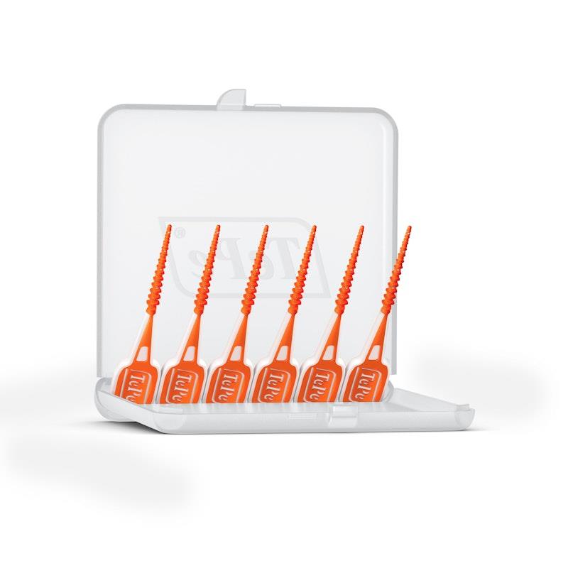 Load image into Gallery viewer, TePe EasyPick Interdental XS/S Orange 36 EasyPicks
