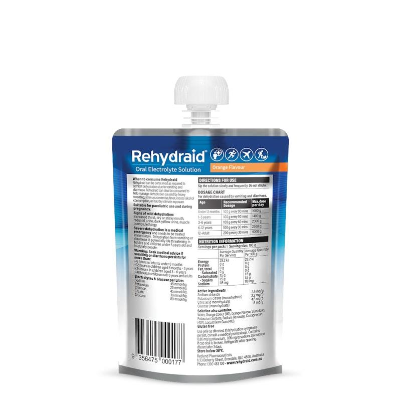 Load image into Gallery viewer, Rehydraid Electrolyte Jelly Bags Orange 24x100g
