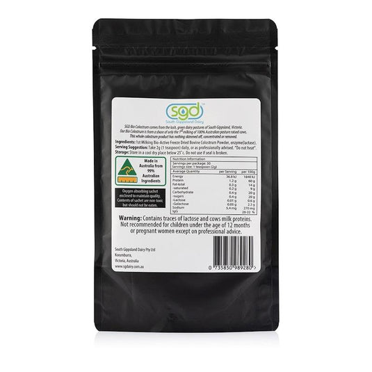 SGD Low Lactose Australian Bio Colostrum Powder 60g