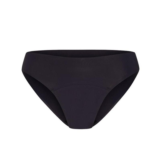 Modibodi Seamless Period Underwear Basic Brief Moderate Absorbency Black MED