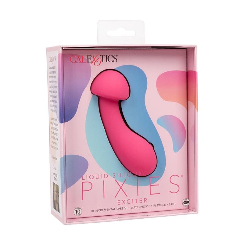 Load image into Gallery viewer, CalExotics Liquid Silicone Pixies Exciter Pink
