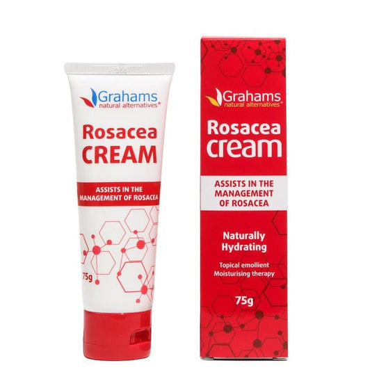 Grahams Natural Redness Relief Rosacea cream 75g / Antiredness Wash 125ml PACK