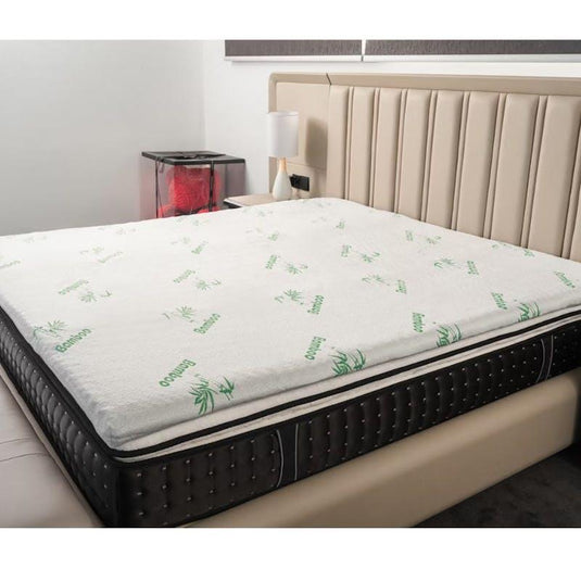 Clevinger 8cm Memory Foam Mattress Topper with Bamboo Cover - Double 1pc