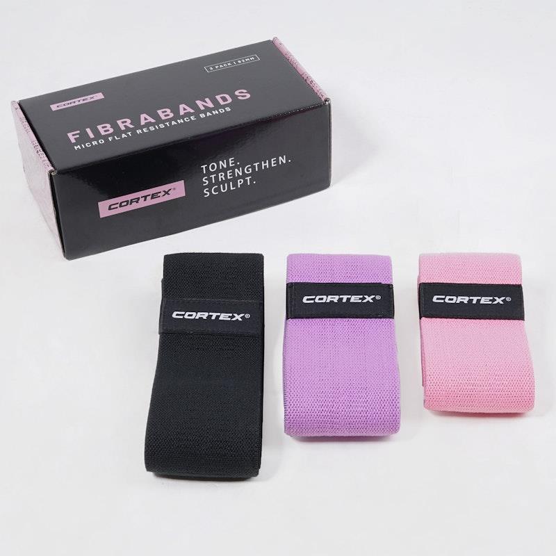 Load image into Gallery viewer, CORTEX FibraBands 3 Pack Micro Flat Resistance Bands (82mm) 3Pack

