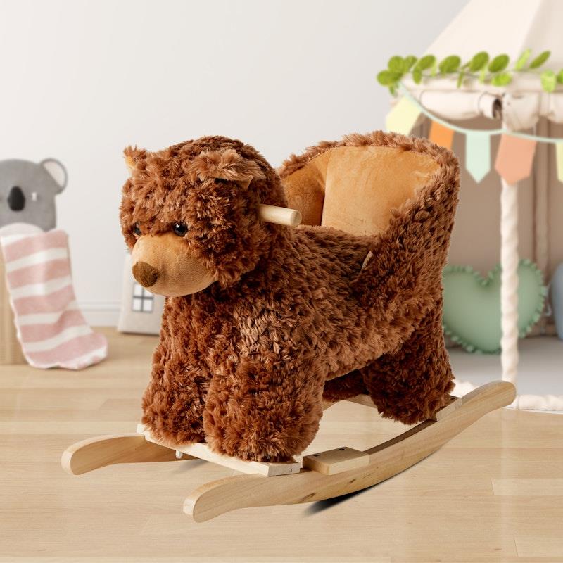 Load image into Gallery viewer, Jiggle &amp; Giggle Soft Plush Toy Rocker Bear
