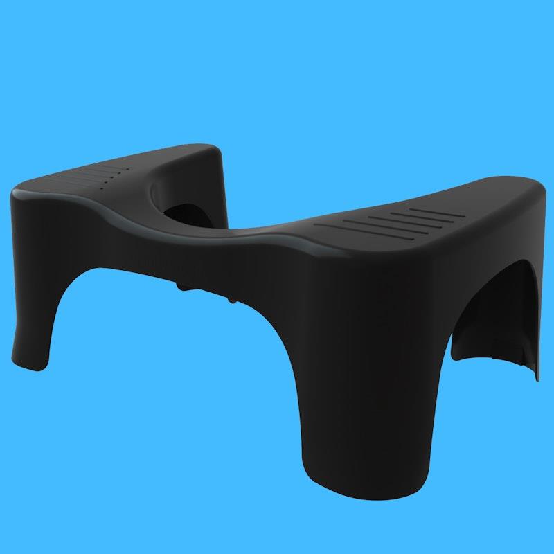Load image into Gallery viewer, Squatty Potty Curve Stool 7 Inch Black

