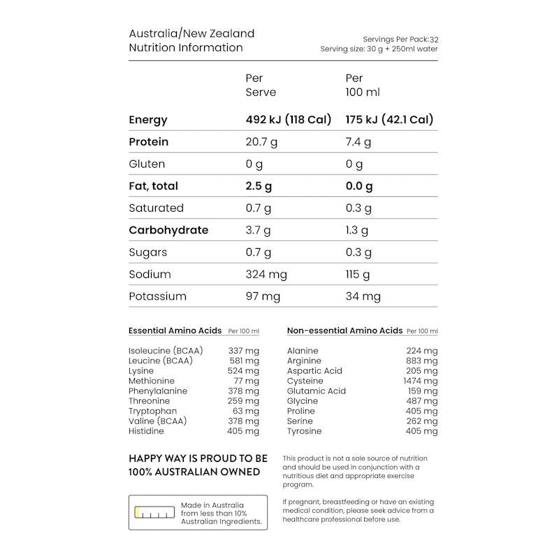 Load image into Gallery viewer, Happy Way Like A Vegan Vanilla Vegan Protein Powder 1kg
