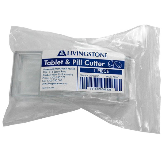 Livingstone Tablet Pill Cutter with 2 Compartments 1unit