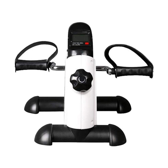 Powertrain Mini Exercise Bike Pedal Exerciser for Arms and Legs White